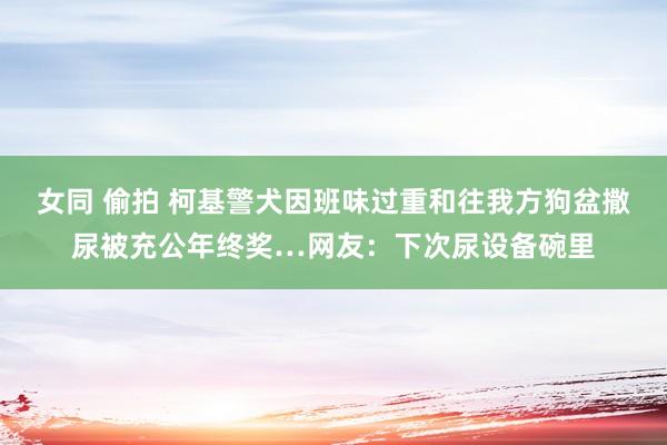 女同 偷拍 柯基警犬因班味过重和往我方狗盆撒尿被充公年终奖…网友：下次尿设备碗里